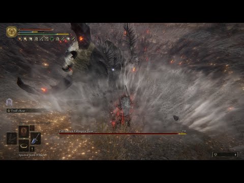 Elden Ring - Full Grown Fallingstar Beast | The Trick to Stop His Charge Move! [RL1|No Damage]
