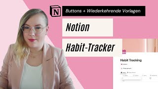  - Habit Tracking einfach gemacht | Buttons in Notion