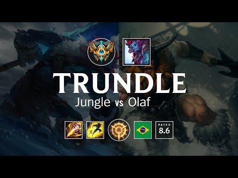 Trundle Jungle vs Olaf - BR Challenger Patch 8.6