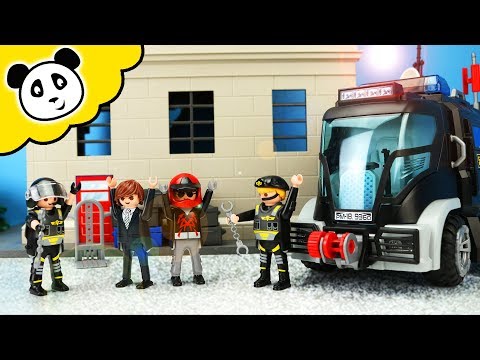 Playmobil Polizei - SEK Einsatz im Verbrecher Hauptquartier - Playmobil Film