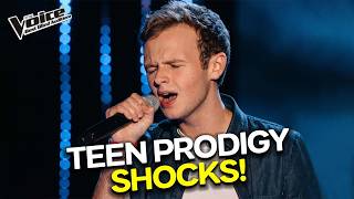 He Is Only 16 Years Old... But He Has A Voice That Completely Defies His Age! | The Voice [4K]