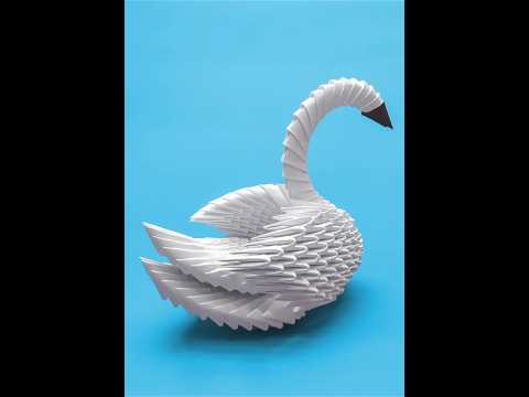 3D origami Beginner's Swan