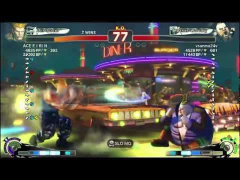 ACE·EIRIN (Guile) vs vsanma24v (Rufus) - AE 2012 Matches *1080p*
