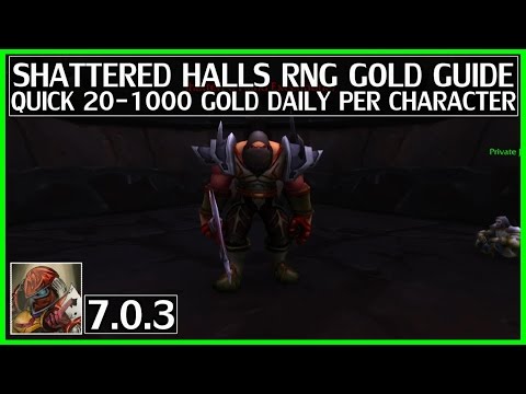WoW Legion RNG Gold Guide - Quick 20-1000 Gold Daily Per Character