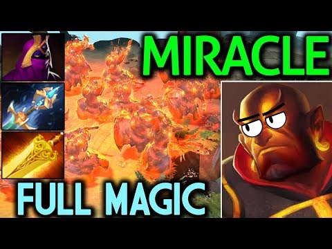 Miracle- Dota 2 [Ember Spirit] Full Magic Build 28 Kills