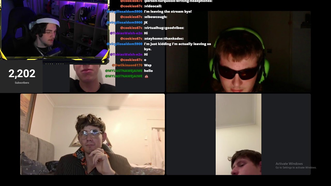 CHATTING AND PLAYING GAMES WITH CHAT *LIVE*