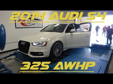 B8.5 Audi S4 Dyno Pulls - APR Stage 2, Armytrix - 325 AWHP