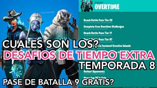 desafios tiempo extra recompensa gratis temporada 8 pase de batalla fortnite - llave maestra fortnite skin blanco