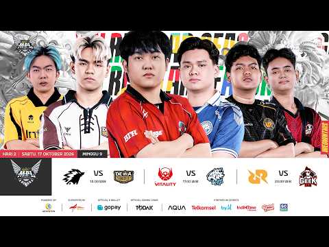 🔴 LIVE | MPL ID S18 | Minggu 9 Hari 2 | Bahasa Indonesia