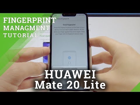How to Add Fingerprint on HUAWEI Mate 20 Lite - Set Up Fingerprint Protection