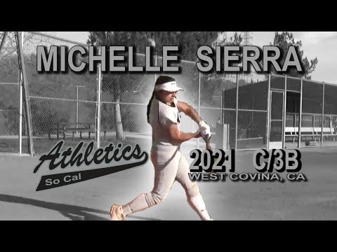 2021 Michelle Sierra Catcher and Third Base Softball Skills Video