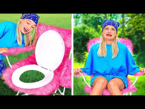 TRUCCHI PER IL CAMPEGGIO – RICCHI VS POVERI - TRUCCHI e GADGET | Sfide divertenti su La La Vita