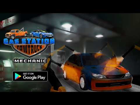 Gas Station & Car Service Mech Video