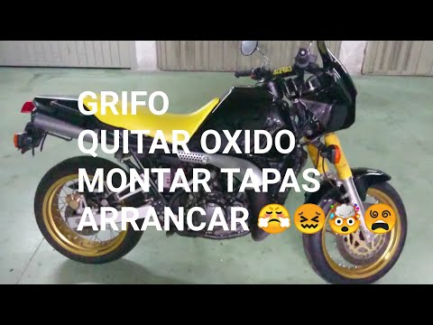 13ª Arreglar MOTO TDR 250. Lego, Arreglar grifo, quitar oxido, montar tapas y arrancar