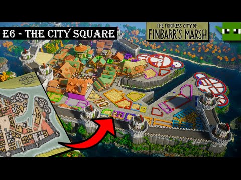andyisyoda - Building a Minecraft City from a Dungeons and Dragons Map  - E6 - The City Square