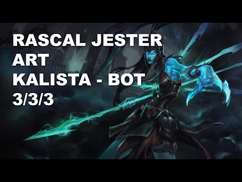 Rascal Jester Art Bot Kalista vs Kai'Sa - KR Challenger Rank Game
