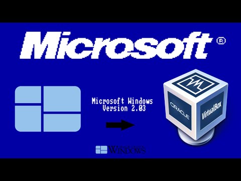 How To Install Windows 2.03 In VirtualBox