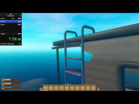 Raft Speedrun Caravan Town I/L Any% 4:06