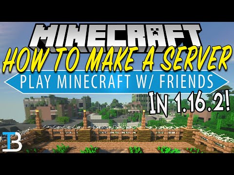 How To Make A Minecraft Server in 1.16.2 (How To Play Minecraft 1.16.2 w/ Your Friends)
