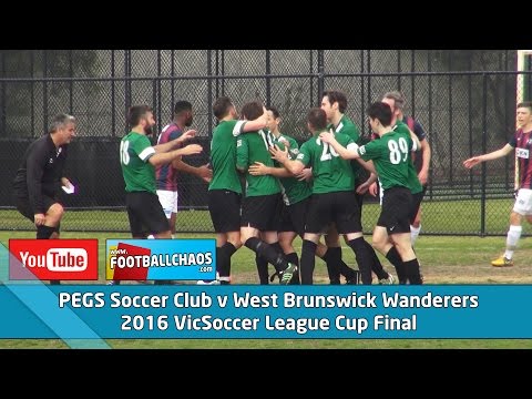 2016 VicSoccer League Cup - PEGS v West Brunswick Wanderers