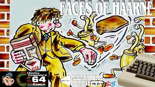 THE FACES OF HAARNE – Commodore 64 (1984) | Shahid Ahmad's Surreal Arcade Shooter