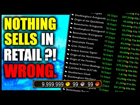 Patch 9.2.7: Nothing Sells currently in Retail?! Sharing my thoughts! WoW Shadowlands Goldmaking