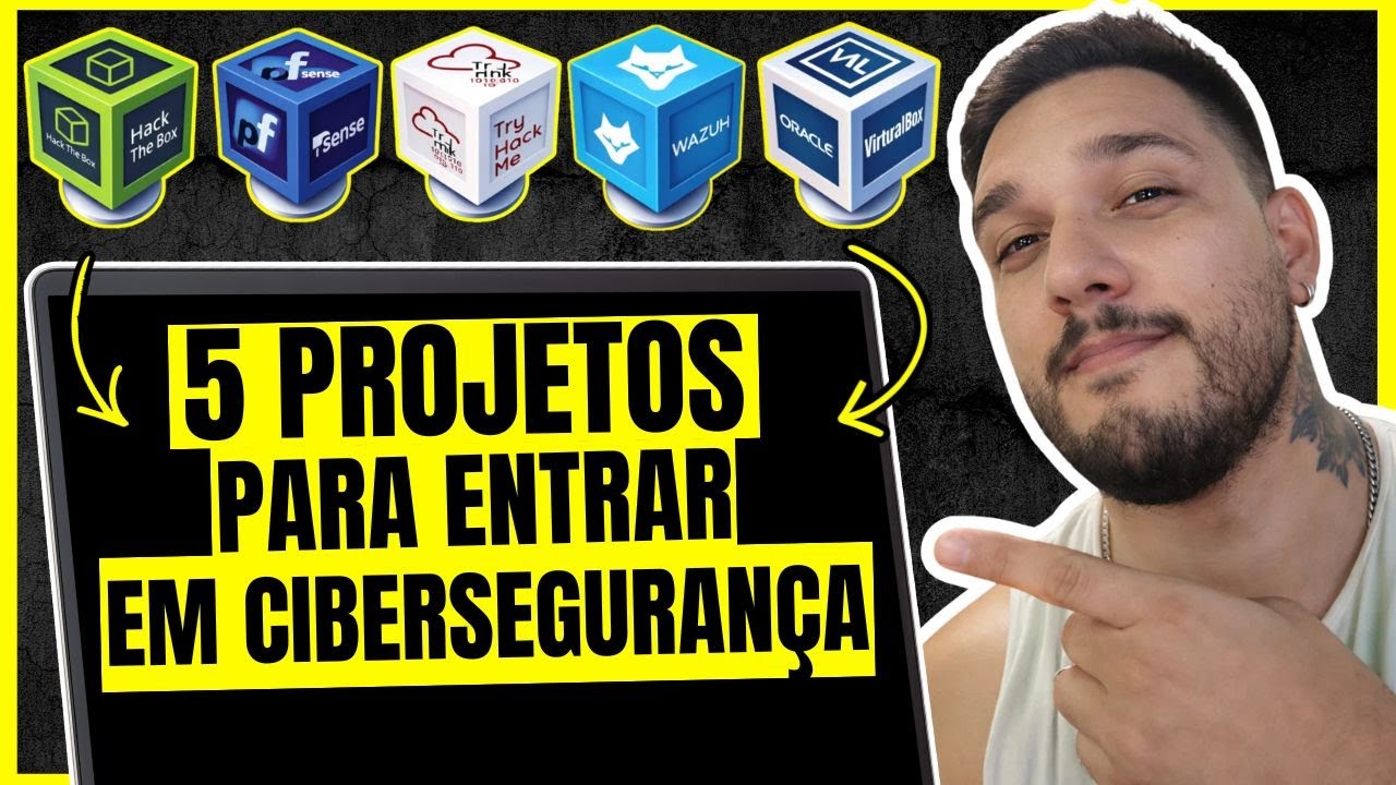 A VERDADE sobre CONSEGUIR EMPREGO em CIBERSEGURANÇA (5 Projetos Que Realmente FUNCIONAM)