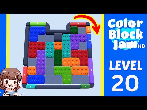 Color Block Jam Level 20 Solution Walkthrough