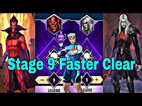 Knull And Mephisto Stage 9 Faster Clear With Quicksilver Summer Days Uniform - Marvel Future Fight