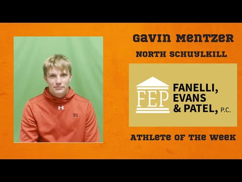 Gavin Mentzer, North Schuylkill - Fanelli, Evans & Patel T-102 Sports Now Athlete of the Week
