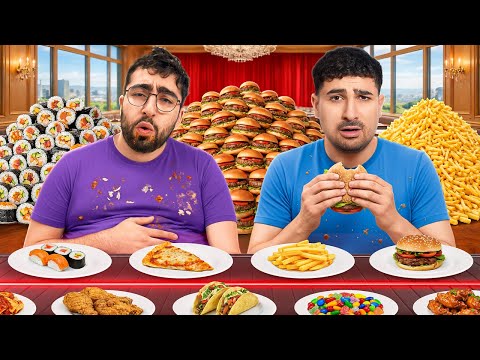 לא מפסיקים לאכל במסעדות אכול כפי יכולתך עד שמחזירים את הכסף