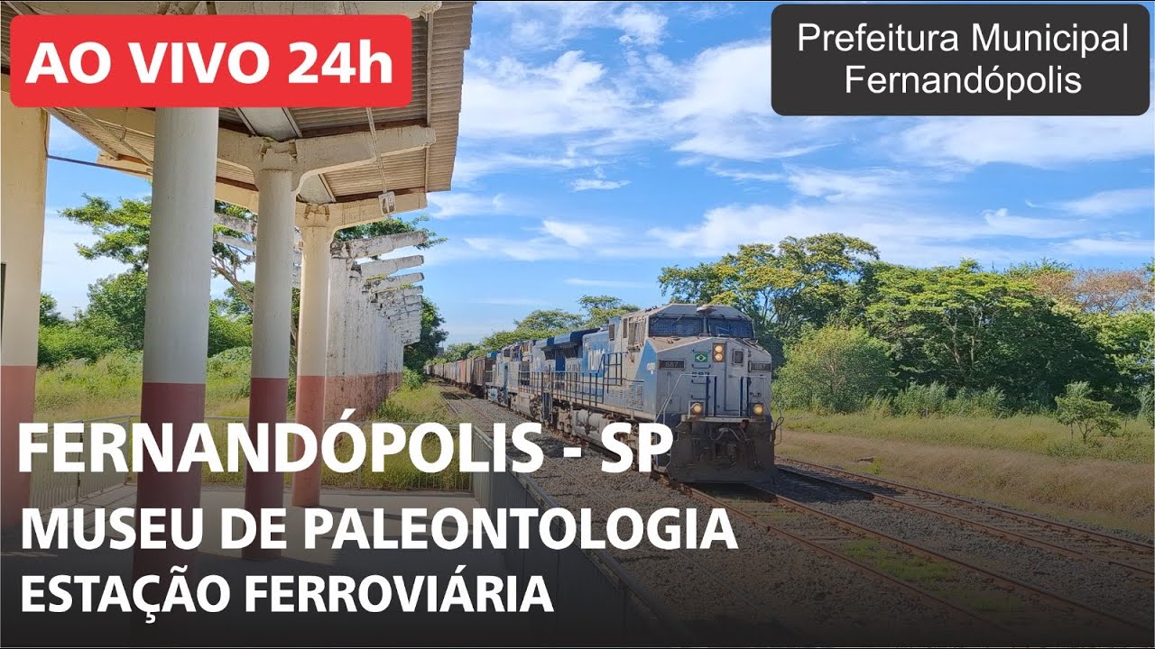 Live webcam view of Fernandópolis Station Platform View