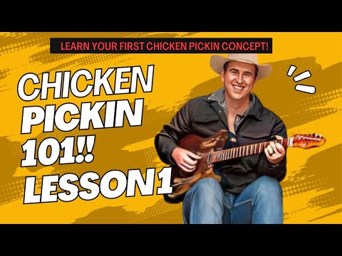 Beginner Chicken Pickin' 101 The "Stutter" lick! One of the most Iconic Chicken Pickin sounds!