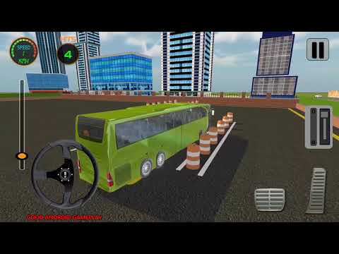 Bus Driving Academy 3D - REAL Green Bus Unlocked | Simple Parking Mode | Android GamePlay FHD