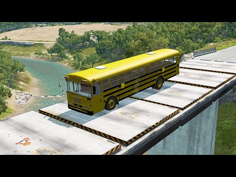 Mobil vs Trembling Bridge #1 - BeamNG Drive