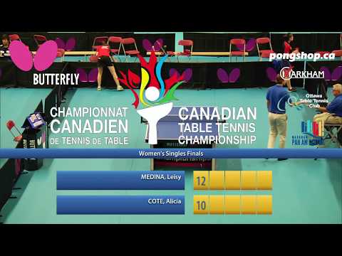 2017 Butterfly Canadian Championships - Women's Final