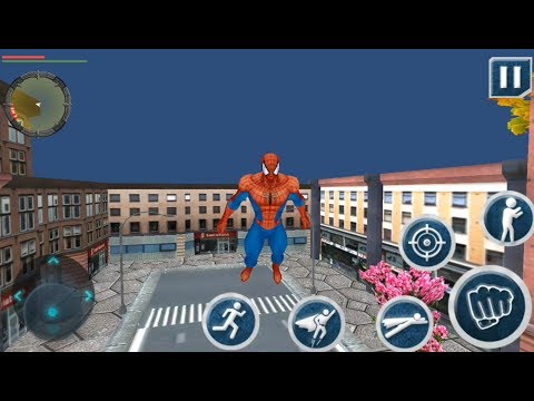 Flying Superhero Spider Crime City Fight | Flying Iron Superhero Spider Mission - Android GamePlay