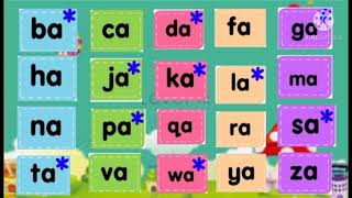 Download lagu Bahasa Melayu Prasekolah- Mari belajar suku kata (ba ca da fa...) mp3