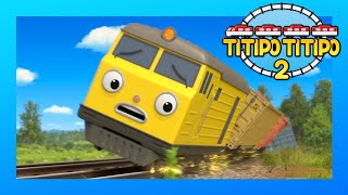 TITIPO S2 Compilation 1-5 l Train Cartoons For Kid