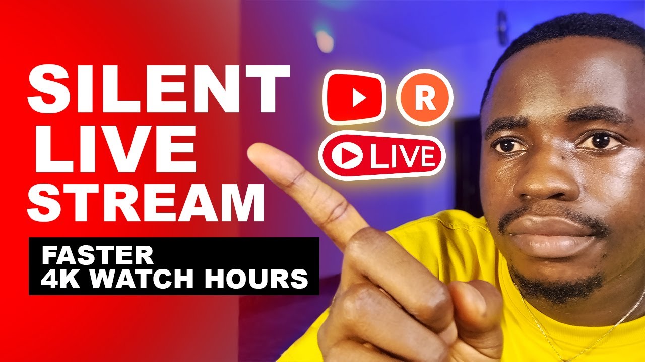 Want WATCH HOURS FAST? How to do Silent Livestream is the Secret (Restream)