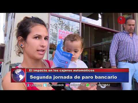Segundo día de paro bancario