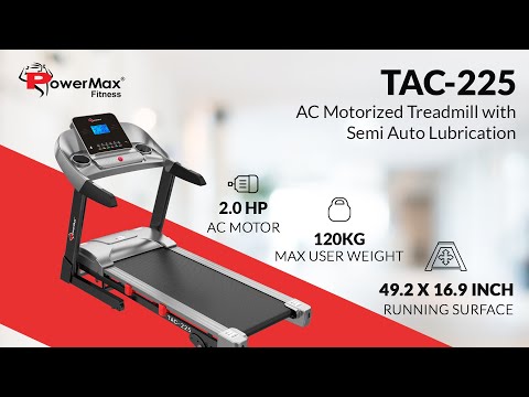 TAC-225 AC Motorized Treadmill with MP3 and iPad Holder