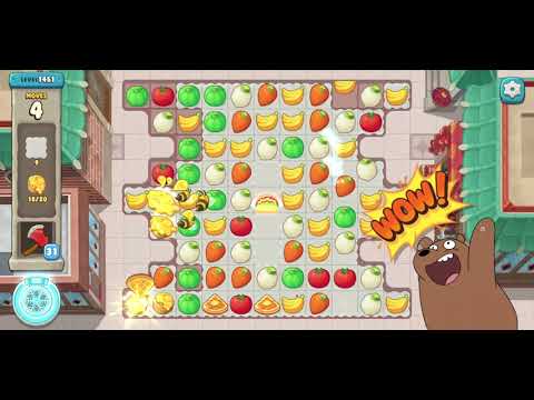 We Bare Bears Match3 Repairs Level 1451 - No Boosters