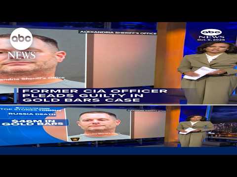 Former CIA officer pleads guilty in gold bars case