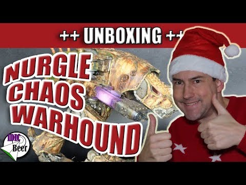 Chaos Warhound Titan of Nurgle Unboxing