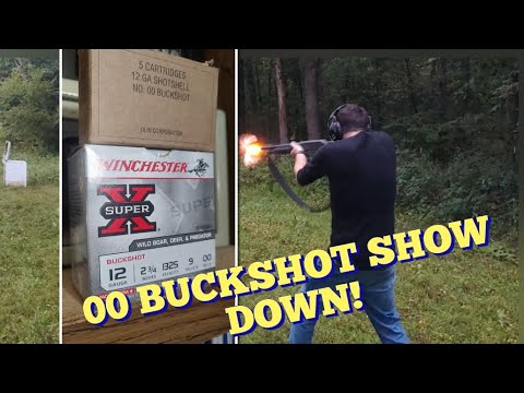 12 Gauge Winchester SUPER X 00 Buckshot vs MILITARY Buckshot! 