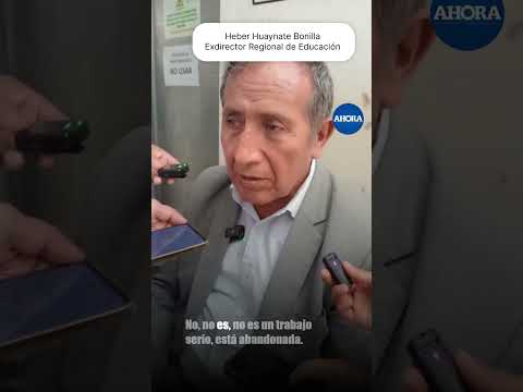 El exdirector Heber Huaynate Bonilla denunció que la carretera Yanahuanca–Ambo