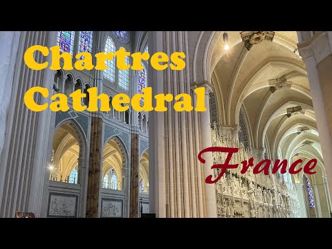 Chartres Cathedral, the most influential example of High Gothic architecture. Chartres, France