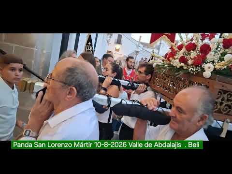 18. Panda San Lorenzo Mártir 10-8-2026 Valle de Abdalajis Malaga. 