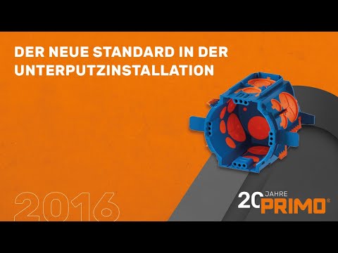 Die PRIMO Thermodose - Der neue STANDARD in der Unterputzinstallation